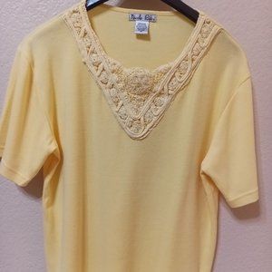 *2 for $6 NWOT, Women's Shirt, W-20", L-23" one yellow, one purple
